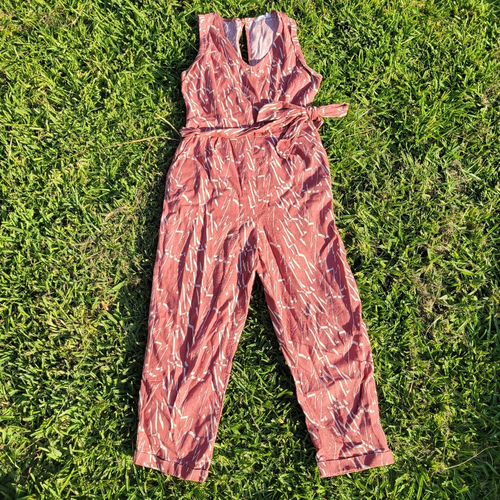 PRINTED "LUSH" JUMPSUIT